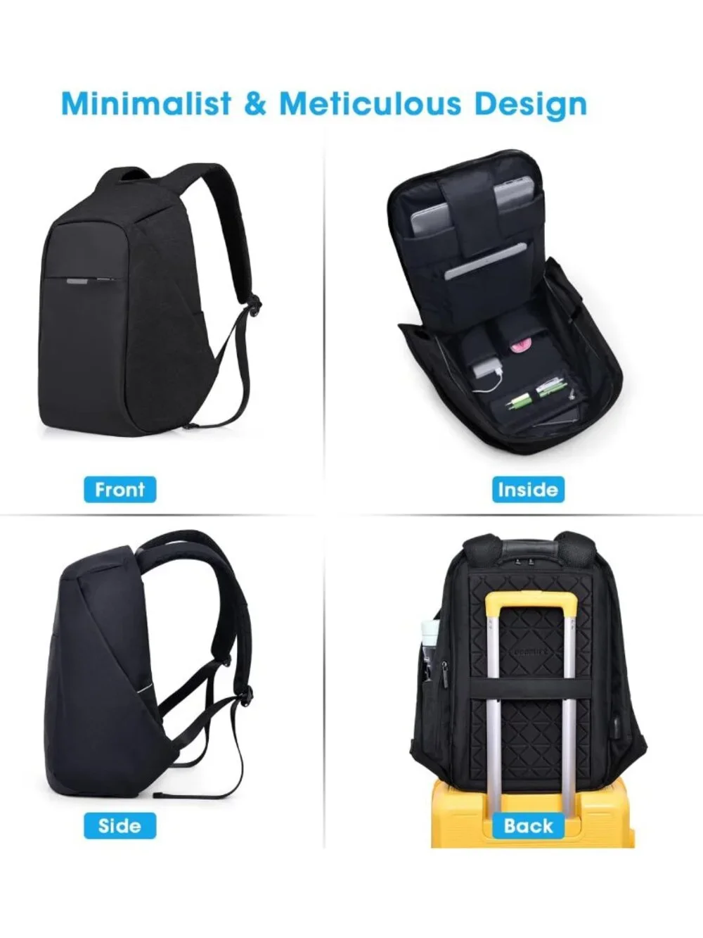 Anti-Theft Laptop Backpack 15.6
